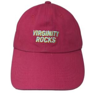 Danny Duncan Baseball Cap Pink Blue Virginity Rocks Embroidered Cotton Hat OS